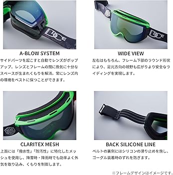 maekawa ダイス　ゴーグル　グッドマン スノーボードゴーグル Amazon | [ダイス] 日本製 スノーゴーグル GOODMAN グッドマン